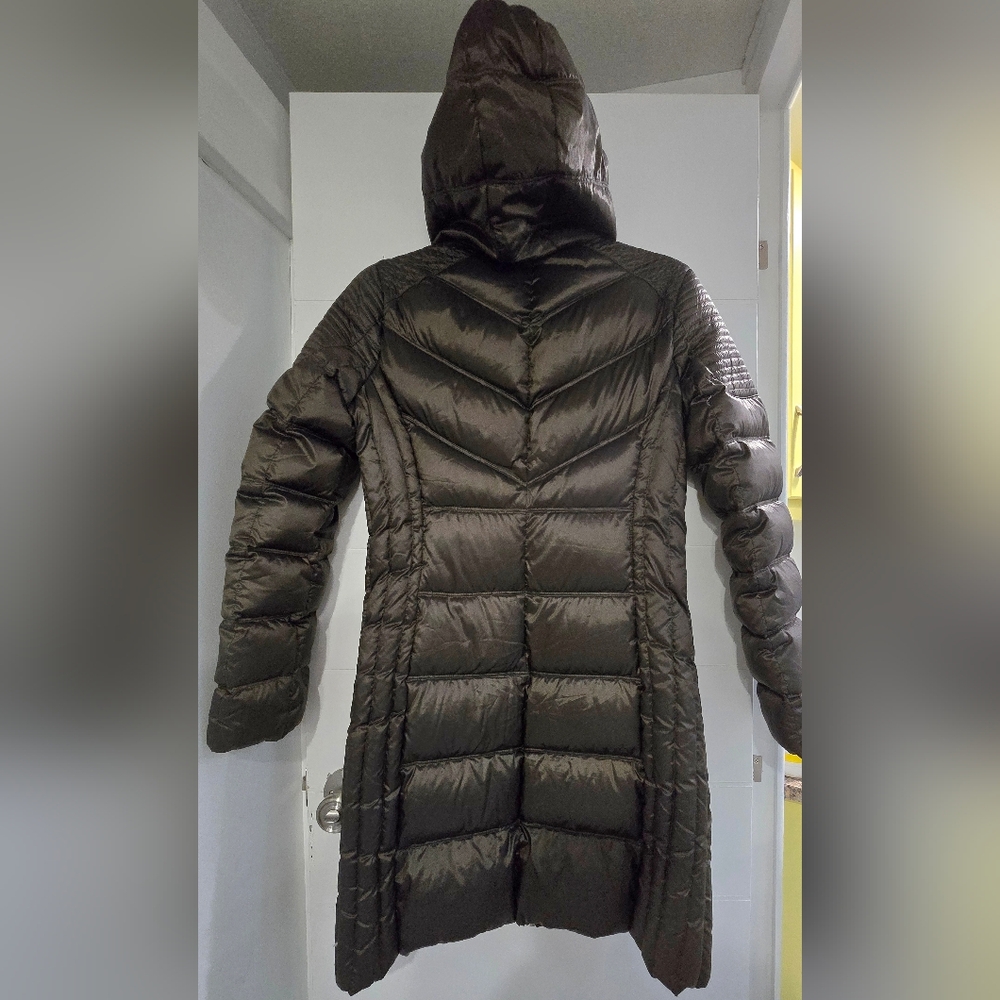 Bcbgeneration Ultralight Packable Olive Jacket Sm… - image 2